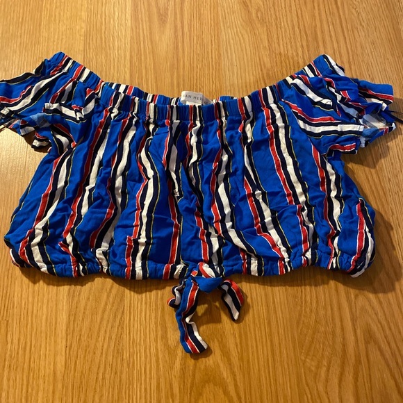 Cropped striped tee - Picture 1 of 1